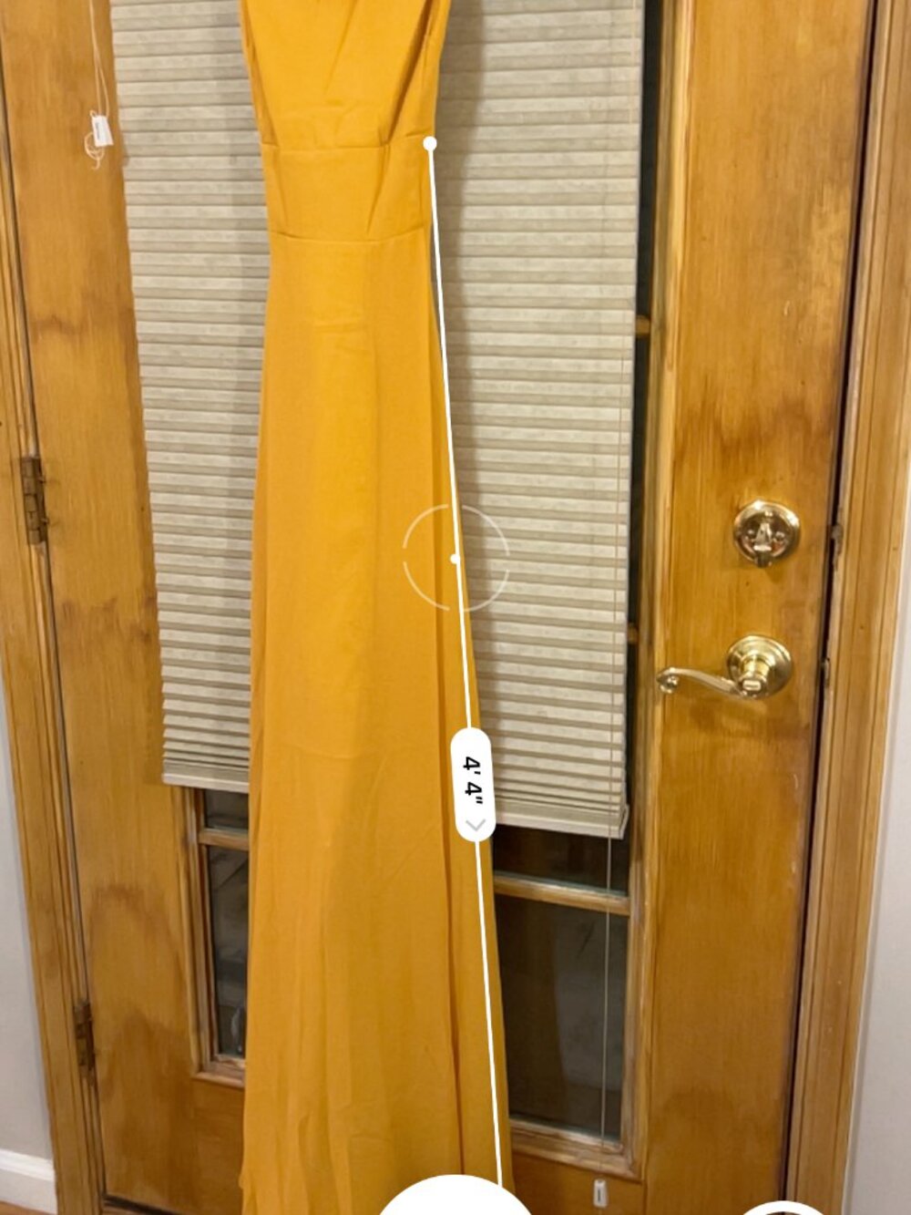 Lulus, Dreamy Romance Mustard Yellow Backless Maxi Dress, Size L